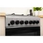 Refurbished Indesit IS5G4PHSS 50cm Single Oven Dual Fuel Cooker Stainless Steel
