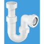 Mcalpine 1.25" 75mm Water Seal Adjustable Inlet Tubular Swivel 'P' Trap with Multifit Outlet