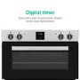 electriQ Built-In Electric Double Oven - Stainless Steel