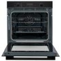 electriQ Multifunction Single Oven with Pyrolytic and Steam Cleaning - Black