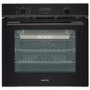 electriQ Multifunction Single Oven with Pyrolytic Cleaning and Air Fry Function - Black